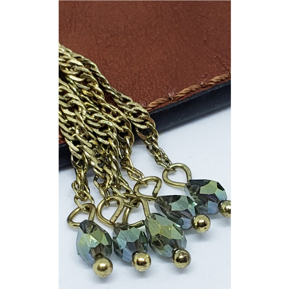 Simply Noelle Gold Tone Green Emerald Earrings NWT🤩 - Picture 2 of 10
